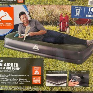 OZARK TRAIL TWIN AIRBED WITH PUMP 14" HEIGHT NEW OPEN BOX